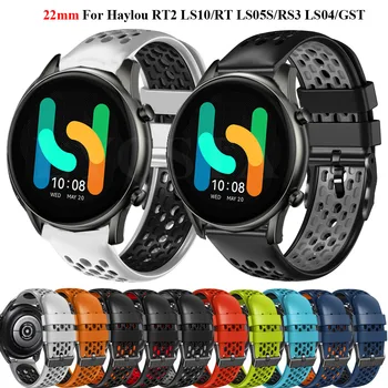 Eest Haylou RS3 LS04/RT LS05S 22mm Silikoon Smart Watchband Jaoks Haylou RT2 LS10/Haylou GST Rihm Asendamine Käepaela Käevõru
