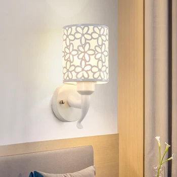 Põhjamaade seina lamp magamistoas voodi kõrval hele akrüül metallist seina decor led chambre koridor, trepp, valgus hämardatav kaasaegne led seinavalgusti