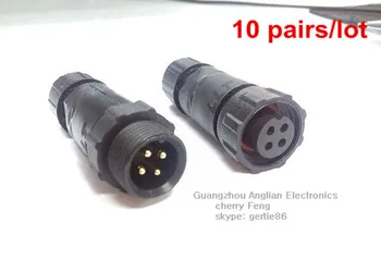 Tehase müüa otse, M14 4 Pin LED Street lambi võimsus spetsiaalne veekindel pistik adapter, IP68 Veekindel kontaktid Plug-In